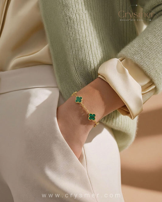 Pulsera Clover Verde